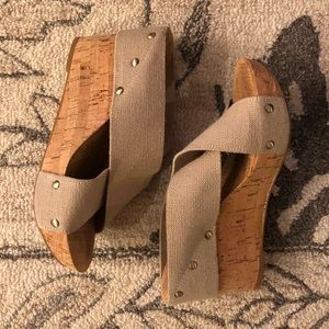 Lucky Brand | Cork Wedges